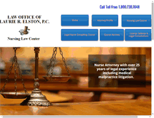 Tablet Screenshot of californianursinglaw.com